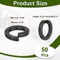 thumbnail image 2 of Split Lock Washer, Spring Lock Washer Stainless Steel Lock Washers Assortment Kit for Screws Bolts 4  50, 2 of 8