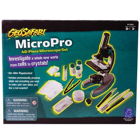 Educational Insights Geosafari Micropro 48-Piece Microscope Set