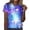 a-Blue598172, variant on VNKIDY Women's T-Shirt Oversized Galaxy Print Tees Crewneck Short Sleeve Stretch Loose Fit Top For Casual Street Daily Outdoor Wear Cozy Top