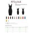 thumbnail image 4 of A2Y Women's Ribbed Knit Sleeveless Scoop Neck Midi Bodycon Dress Poppy 1XL, 4 of 4