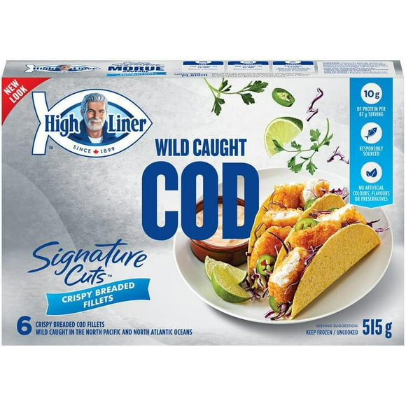 High Liner Signature Cod Crispy Breaded Fillets, 8 Fillets, 680 g