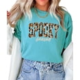 thumbnail image 4 of Spooky Season Fall Shirt for Women & Teens Trendy Floral Halloween Tee Seafoam Shirt Adult Small, 4 of 4
