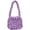 Purple, variant on Kukuzhu Woven Tote Bag Women Bucket Shoulder Bag Chic Soft Shopping Hobo Bag