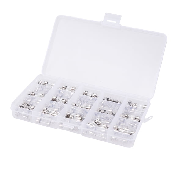 OUNONA 150-Piece Glass Fuse Set for Cars and Automobiles, Electrical Circuit
