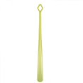 thumbnail image 1 of Calzador de plástico extra largo, mango largo para personas mayores, 47 cm de largo, con calzador de viaje, color amarillo limón, 1 of 5