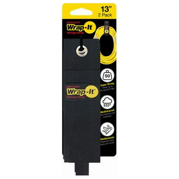 Wrap-It Storage 102-30BX Heavy Duty Storage Straps, 13-In., 2-Pk. - Quantity 6