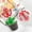 C, variant on Flower-Shaped Scissors, Standing Foldable Craft Shears, Stainless Steel Blades & Ergonomic Grip, for Paper Cutting Office Art Supplies, Great Gift for Crafters, 6.14x3.15x3.15in