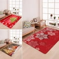 thumbnail image 4 of 5Size Christmas Santa Claus Anti-slip Kitchen Room Floor Mat Decor Carpet Rug, 4 of 8