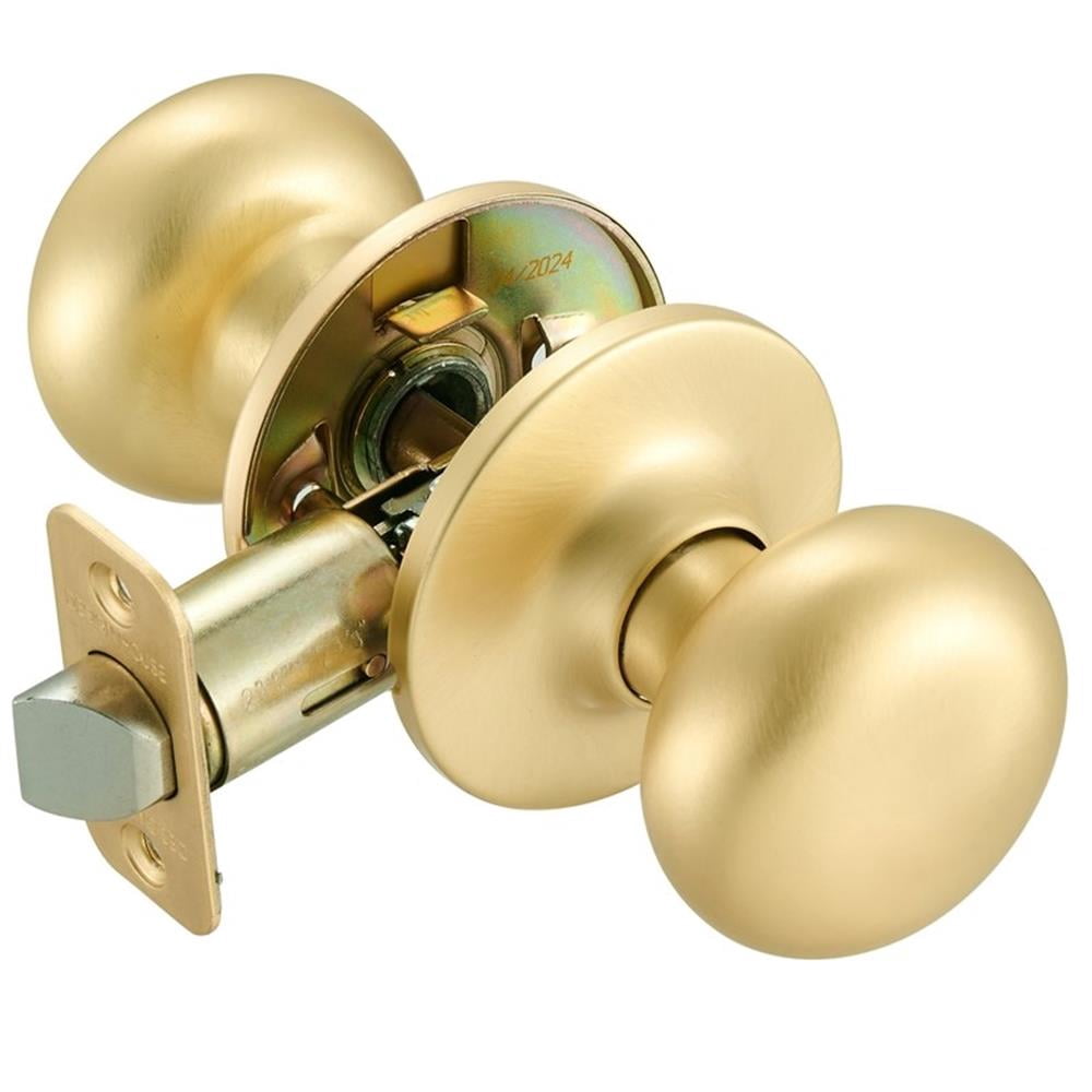 Design House 726943 Cambridge Passage Hall and Closet Door Knob Satin Gold