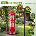 thumbnail image 4 of Squirrel Proof Bird Feeders for Outdoors Hanging, Metal Squirrel Proof Bird Feeder with Gravity Protection, 3LB Large Capacity Wild Bird Feeders for Outside Finch, Cardinal, Blue Jay, 4 of 8