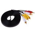 thumbnail image 4 of FLhrweasw 3 RCA compuesto macho a macho Audio Video AV Cable para DVD TV, 4 of 8