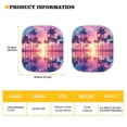 thumbnail image 6 of Binienty Palm Tree Car Window Shades 2 PCS Foldable Automotive Interior Accessories for Sun Protection Auto Sun Heat and UV Rays Blocker Car Interior Accessories for Sun Heat, 6 of 6