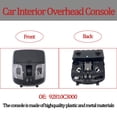 thumbnail image 4 of Car Front Overhead Sunroof Map Dome Lamp, Interior Reading Light With Switch Console Glasses Storage Assembly For Hyundai Sonata, OEM 92810C3000-black, 4 of 5