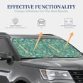 thumbnail image 2 of Lsque Mushrooms and Flowers 2 PCS Windshield Sun Shade | CarFoldable Window Covers | Car Accessories Reflect UV for Universal Cars SUV Truck | Medium, 2 of 7