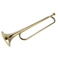 thumbnail image 4 of Brass Trumpet, 20.5in Loud Sound Trumpet Exquisite Craftsmanship Musical Instrument Simple Blowing Students Instrument for School Bands Orchestras Performances, 4 of 7
