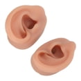 thumbnail image 1 of One Pair Soft Silicone Ear Model with Lifelike Design for Acupuncture, Jewelry, Recording, 1 of 7