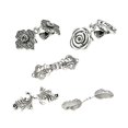 thumbnail image 1 of KLKCMS 5 Pcs Pince à Broche de Pull Châle Décoration Alliage Femmes Filles Portant un Pull, 1 of 9