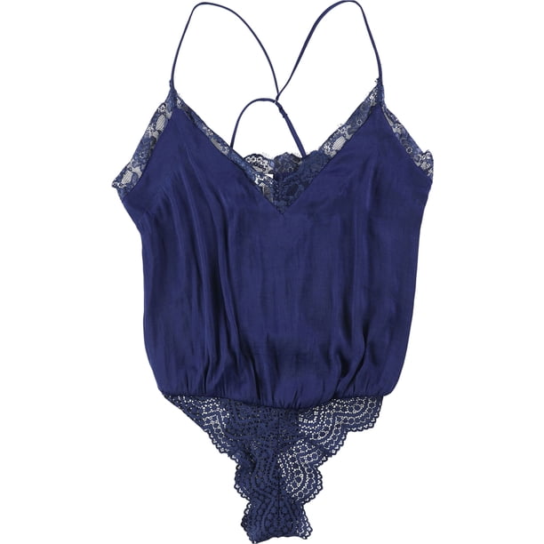 Mono tipo tanga para mujer Free People, azul, grande