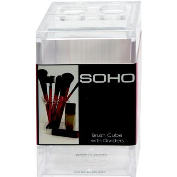 ACRYLIC COSM CUBE W DIVIDERS