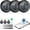 Light Black (3 Pack), variant on 2026 New (iOS Only) Tracker Tags-3 Pack, Bluetooth 5.3 GPS Tracker for Apple Find My, Replaceable Battery, 100dB Sounds, Key Finder and Item Locator for Car, Keys, Luggage, Black