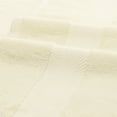 thumbnail image 2 of Juego de 2 toallas de baño de algodón tejido, suaves, de secado rápido, altamente absorbentes para uso diario, beige 28' x 56', 2 of 7