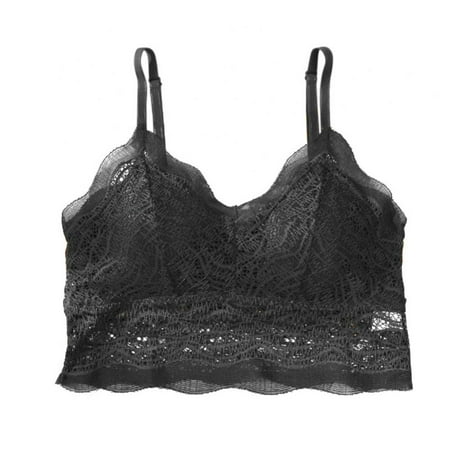 

Women Bras Pad Push Up Wireless Lace Bra Fitness Underwear