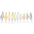 thumbnail image 3 of Señuelo duro de pesca de Metal, tamaño Mini, 10 Uds., con ganchos, herramientas de aparejos de pesca, 3 of 8