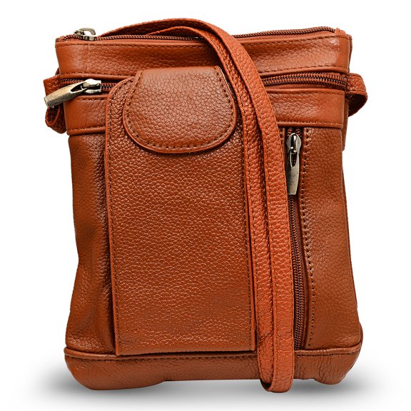 Steel Time On-the-Go Soft Leather Crossbody Bag
