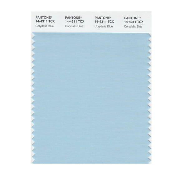 Pantone 14-4311 Carte d'Échantillon de Couleurs Intelligente TCX, Bleu Corydalis