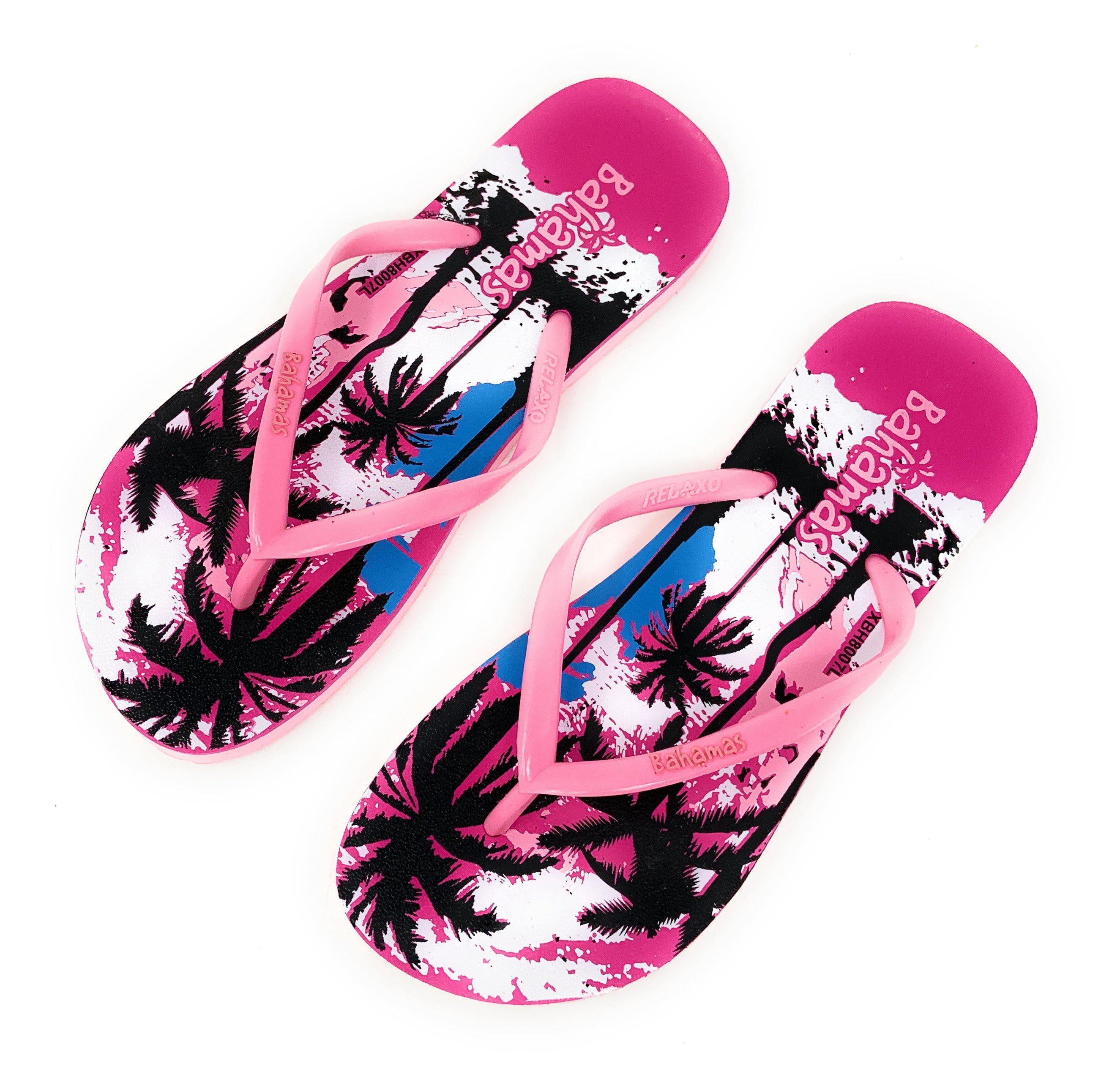 pink fish flops