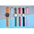 thumbnail image 3 of KOMI Bracelets de Montre en Silicone, Libération Rapide, Bracelets de Remplacement en Caoutchouc Souple de Qualité Supérieure pour Hommes et Femmes 18 mm Rouge, 3 of 5