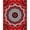 Red, Pattern 1, variant on ODIKA 2x3 Machine Washable Non-Slip Area Rug, Cosmic Meditation Zen Wall Hanging High Traffic Rug, Red, 709386