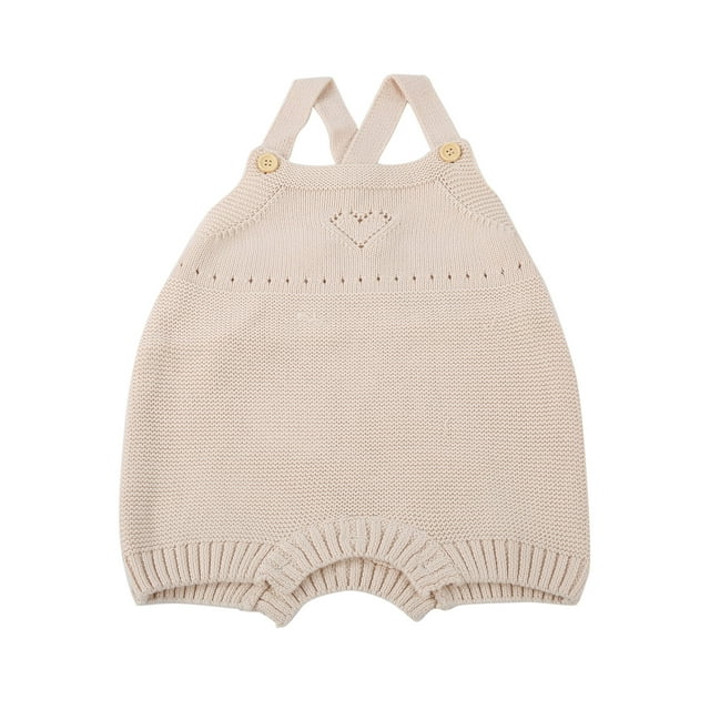Ropa de bebé Mameluco de bebé recién nacido Mono de punto Sin mangas Trajes de una pieza Rosa 100 cm (24-36 M)