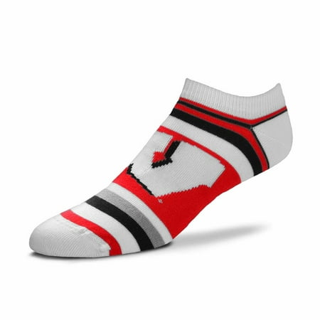 Wisconsin Badgers Ncaa Stripes - Wisconsin Badgers Adult NCAA Lotta Stripe Socks - Team Color