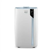 DeLonghi PACEX390UVcare-6AL WH Penguino 14000 BTU Portable Air Conditioner, Dehumidifier, Fan & UV-Carelight, White