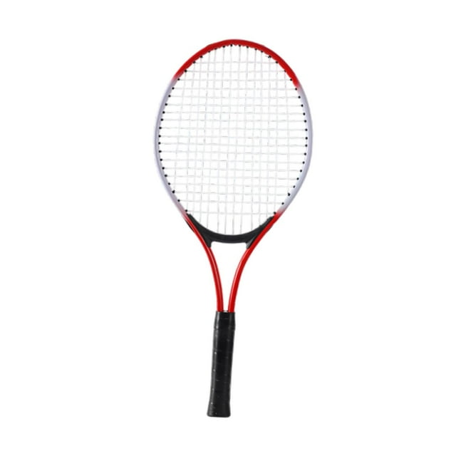 pitrice Raquette de Tennis Seulement Équipement de Tennis Portable Récréatif pour Cour Arrière Plage Enfants Rouge