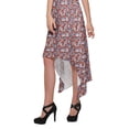 thumbnail image 3 of Moomaya Printed Ladies Sleeveless High-Low Dress Plus Size Kurta For Women, 3 of 5