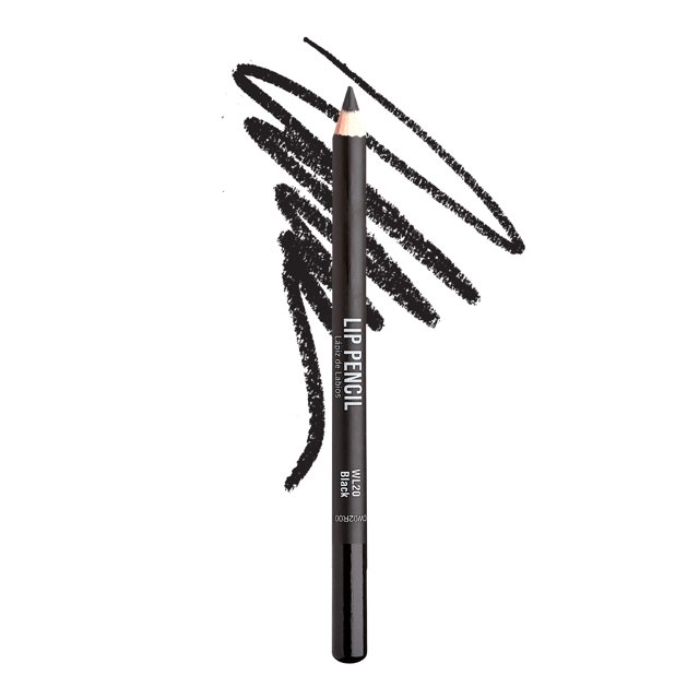 Kiss New York Lápiz Labial Profesional Delgado Delineador De Labios Suave Y Cremoso Color De Labios Rico Y Duradero Maquillaje De Labios Natural Crayón De Labios Resistente Al Agua (Negro)