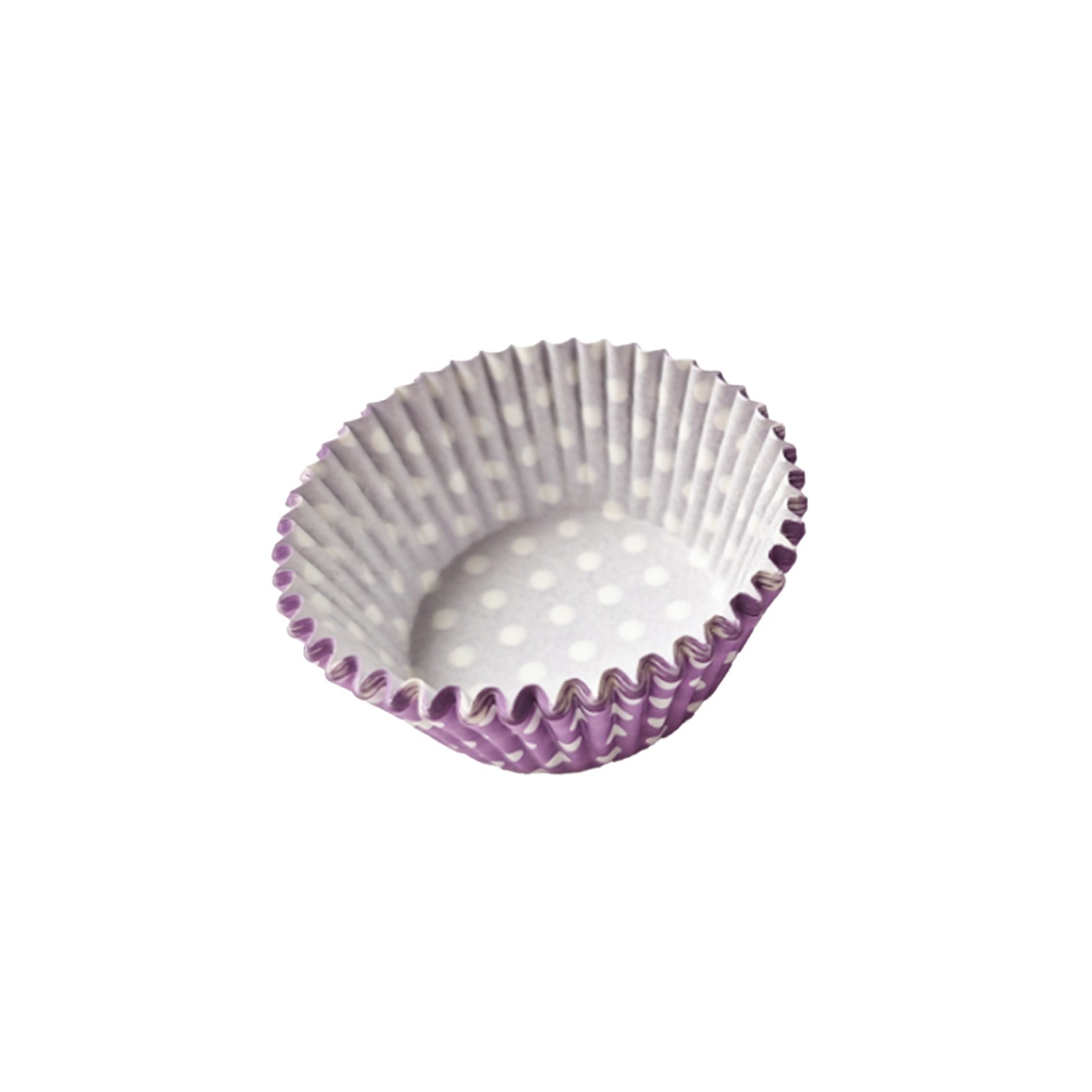 Grade Baking Cups, Pack Of 100, Standard Liners, Red Polka Pattern, for Cupcakes, Muffins, Candy, Non Stick Purple