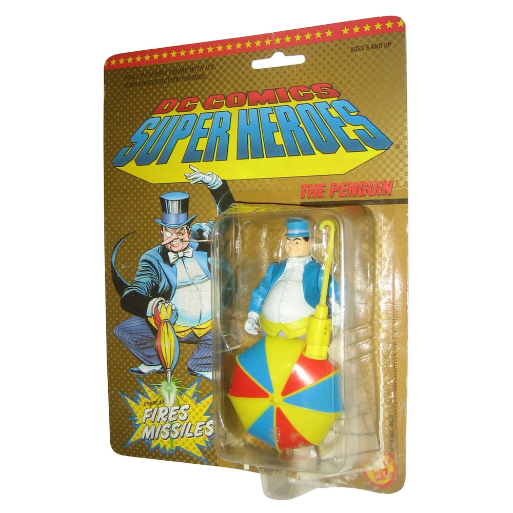 DC Comics Super Heroes Batman The Penguin (1989) Toy Biz Action Figure - Walmart.com - Walmart.com