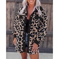 thumbnail image 2 of Abrigos de peluche de leopardo para mamá, ropa de invierno informal con estampado de vaca, abrigo de guepardo para bebé, 2023, 2 of 5