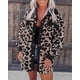 thumbnail image 2 of Abrigos de peluche de leopardo para mamá, ropa de invierno informal con estampado de vaca, abrigo de guepardo para bebé, 2023, 2 of 4