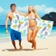 thumbnail image 4 of Toalla de Playa de Microfibra, Superligera, Colorida, Resistente a La Arena, Multiusos, para Viajes, Piscina, 76 X 152 Cm., 4 of 6