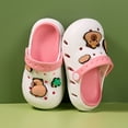 thumbnail image 6 of Lusa Soft Indoor Outdoor Slippers for Toddler Girls Boys Summer Lightweight Beach Sandals with Cute Space Pattern and Holes Designs Flexible Sole for Kids White 9-10 Years, 6 of 7