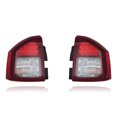 thumbnail image 1 of Tail Light Assembly - Cooling Direct Fit/For 5272908AB, 5272909AB 14-17 Jeep Compass - Pair Left Driver + Right Passenger Set, NSF, 1 of 2