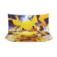 3 Pieces Pokemon Comforter Sets Soft Warm Fluffy Bedding 1 Anime