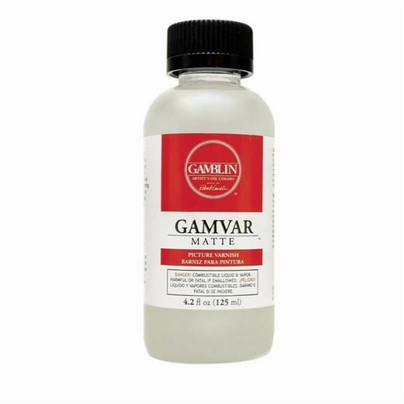 Gamblin Gamvar Matte Varnish - 4.2 oz bottle