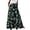 s58-black skirts, variant on Women Flowy Printed Tiered Maxi Skirt Drawstring Waist Ruffle Hem A Line Skirts Casual Summer Work Business Long Skirt with Pockets Orange,M
