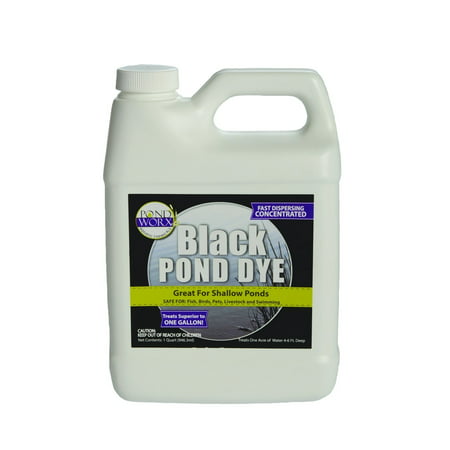 Pondworx Lake and Pond Dye - Ultra Concentrated - 1 Quart treats 1 Acre