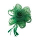 thumbnail image 2 of Minnieouse Hermoso detalle flor pluma diadema tocado mujeres flor malla plumas clip único Accesorio para el cabello verde, 2 of 6